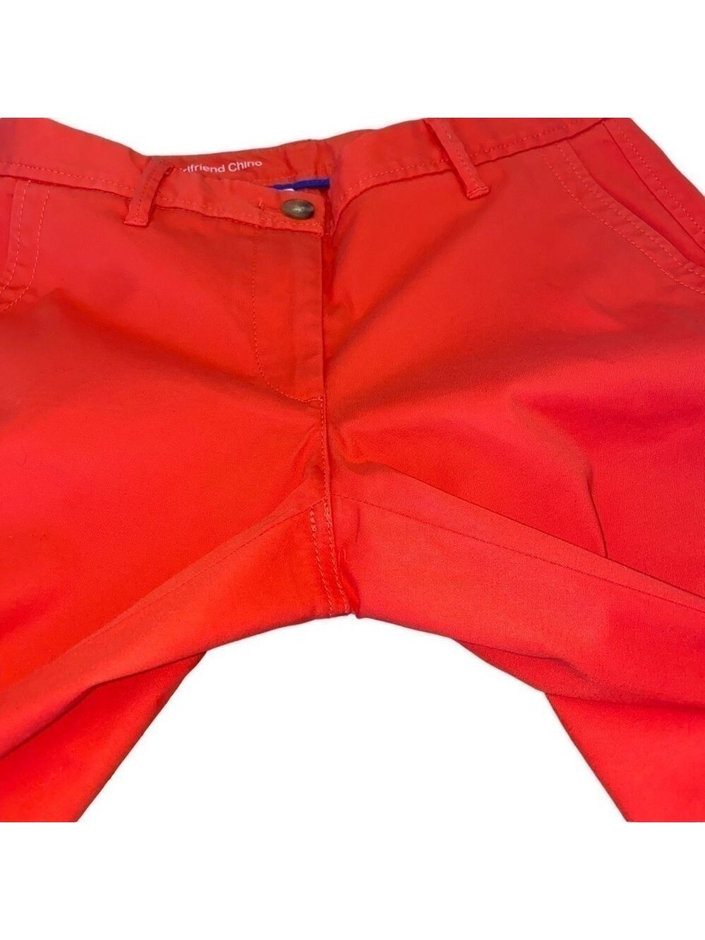 Talbots Girlfriend Chino Cuffed Capri Pants Red Size 0 Petite - Picture 7 of 10